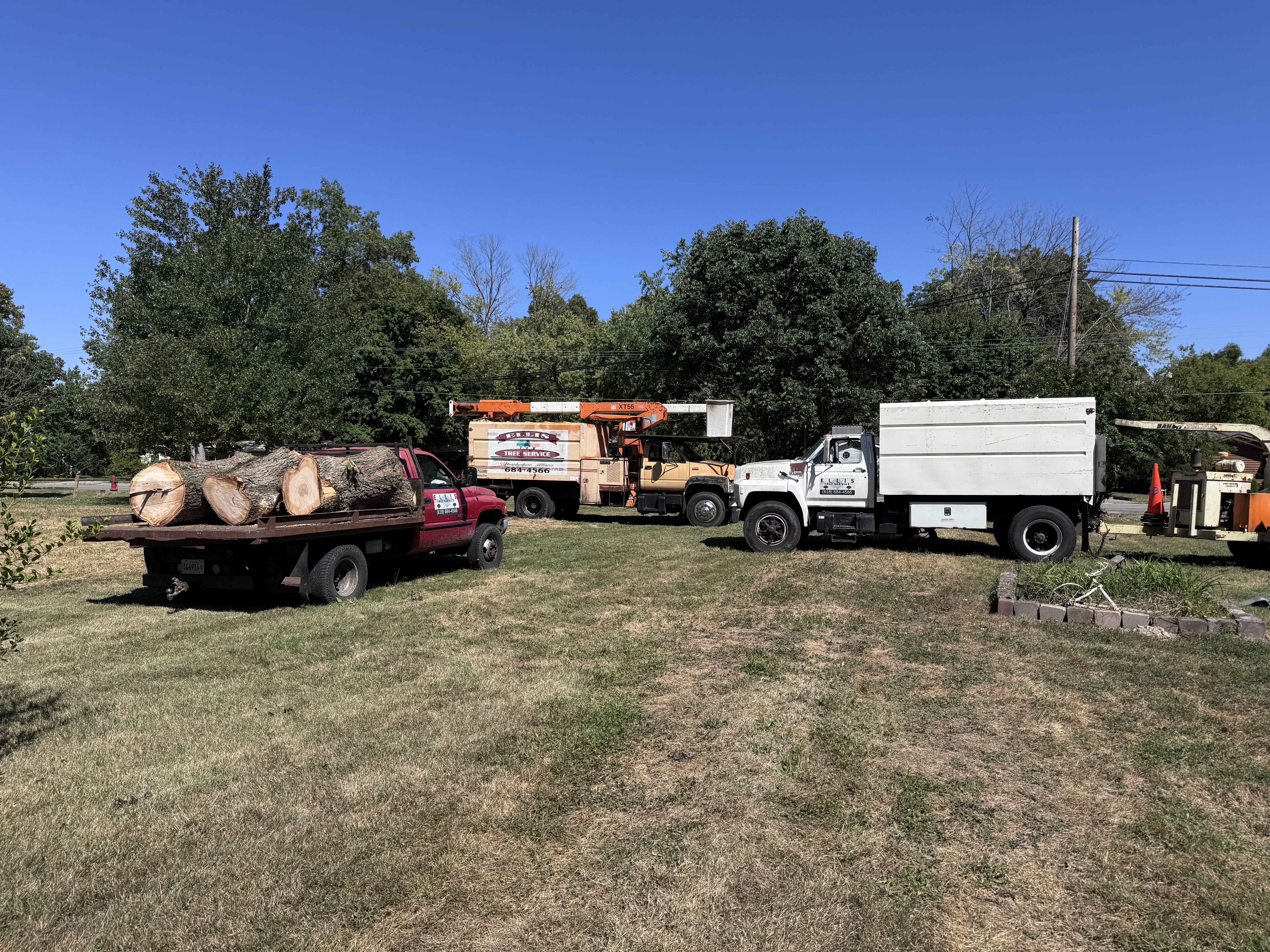 Ellis Tree Service tree care equipment Southern Illinois